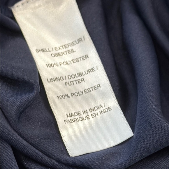 *flawed Adrianna Papell US 4 Navy Beaded Dress - Picture 9 of 11